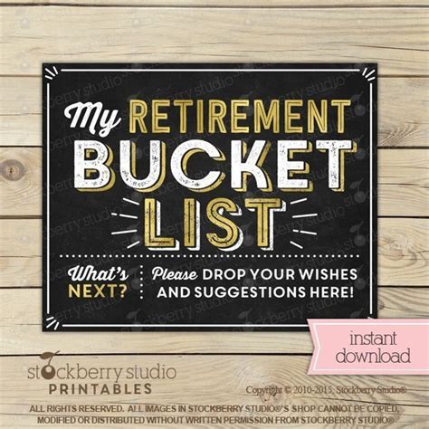 As we all learned in middle school, the beliefs, and ideals of ancient greece still. Retirement Bucket List Sign Printable Retirement Party ...