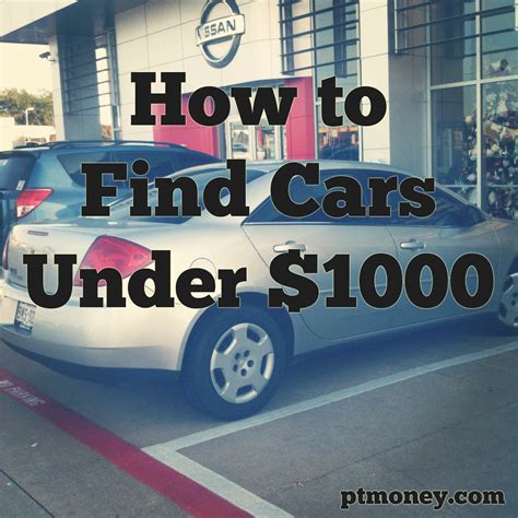 How To Find Reliable Cars For Under 1000 Part Time Money