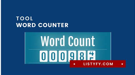 Word Counter Tool Solution For Counting And Saving Data