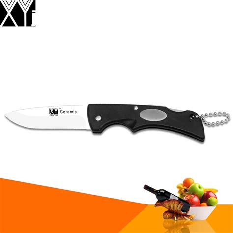 Xyj Brand Sharp Ceramic Folding Knife New Design Kitchen Accessories