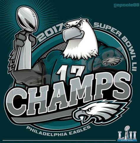 Philadelphia Eagles 2017 Nfl Super Bowl 52 Champions Philadelphia