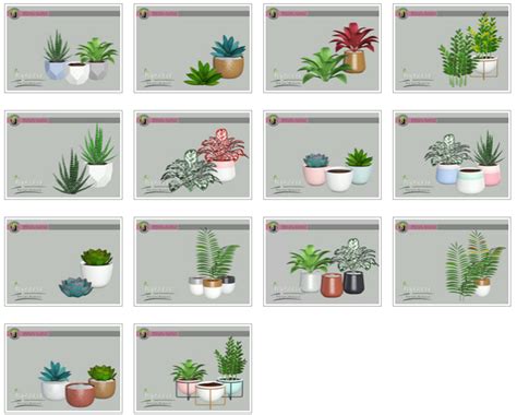 Breeze Plants By Nynaevedesign Created For The Emily Cc Finds