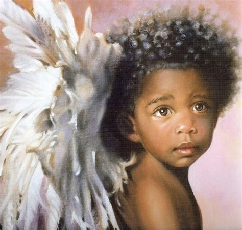 Pin By Sharon Blalock On Black Art African American Art Angel Art