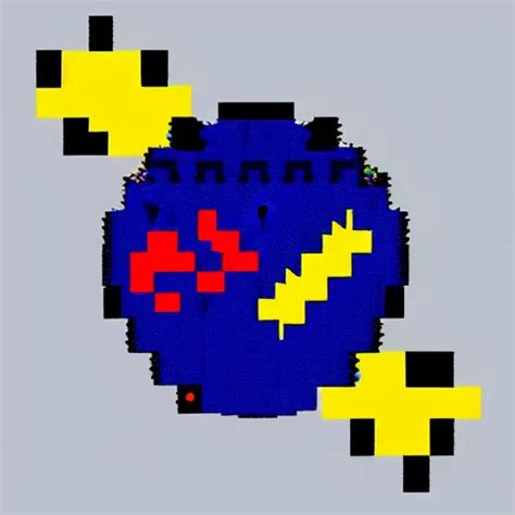Pacman In Space 4k Pixelated Stable Diffusion Openart