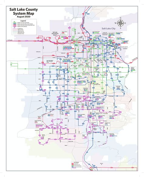 Transit System Map Utah Transit Authority Bondlink