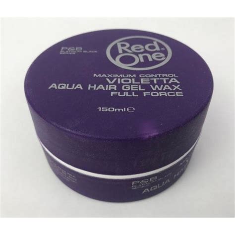 Your hair looks shiny and good looking. Red One Violetta Aqua Hair Gel Wax Maximum Control 150ml ...