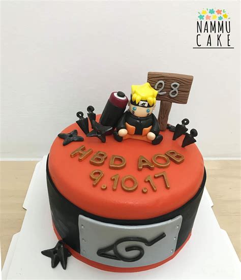 Naruto Fondant Cake Pasteles Divertidos Torta De Anime Tortas Temáticas