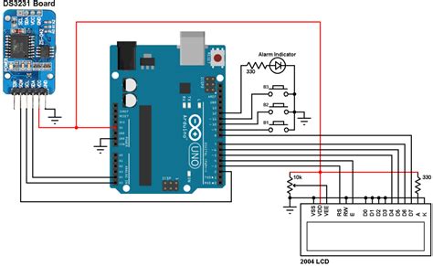 Arduino Real Time Clock With Alarm And Temperature Monitor Using Ds3231