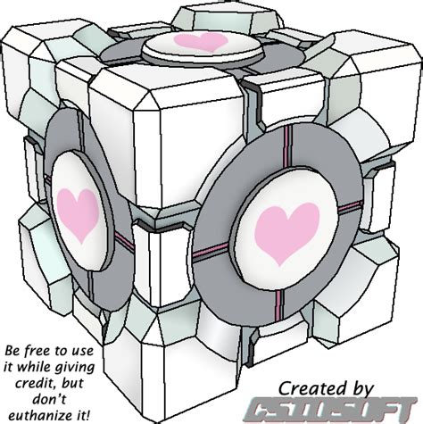 Weighted Companion Cube 2 By CsioSoft On DeviantArt