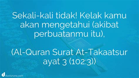 Al Quran Surat At Takaatsur Ayat 3 1023