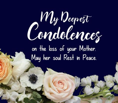 80 Condolence Messages On Death Of Mother Wishesmsg In 2021