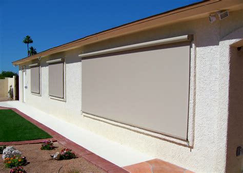 Retractable Solar Shades Awnings And Shade Products Liberty