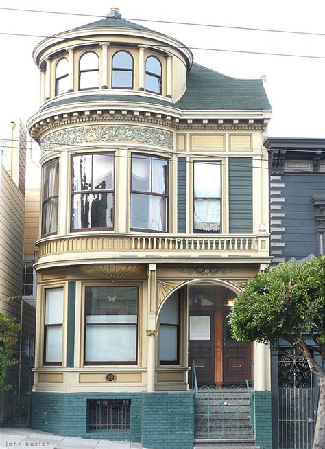 San Francisco Victorian Photo By John Kuzich Victorian Style Homes