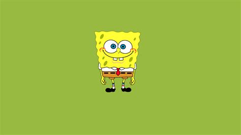Download Sponge Bob Smiling Funny Cartoon Character Hd Wallpaper By