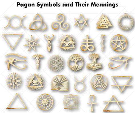 Pagan Symbols And Their Meanings Symbols And Meanings Pagan Symbols