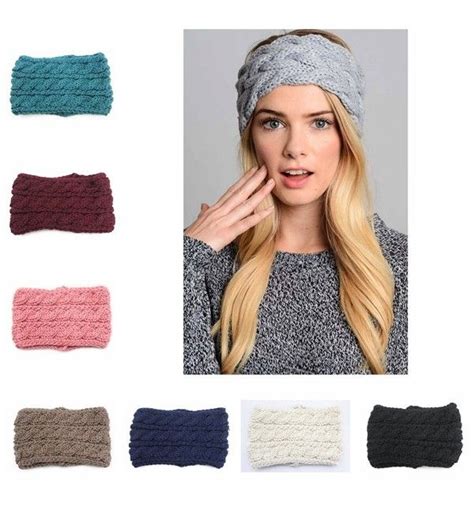 Women Knitting Wool Crochet Headband Winter Ear Warm Headwrap Hair