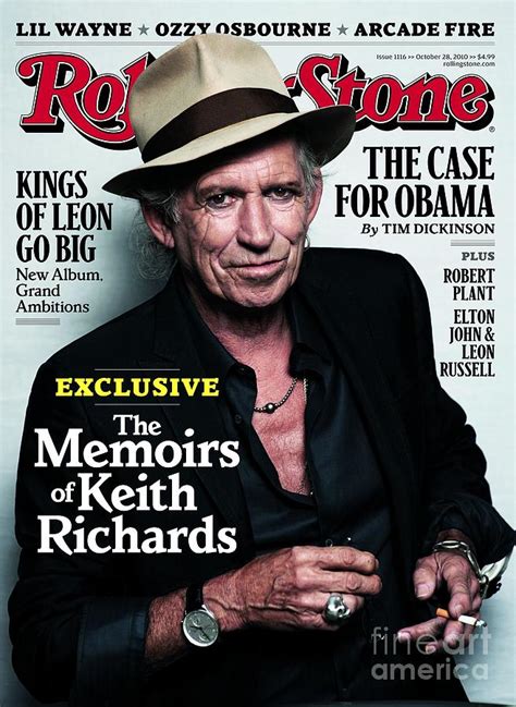 Rolling Stone Cover Volume 1116 10282010 Keith Richards