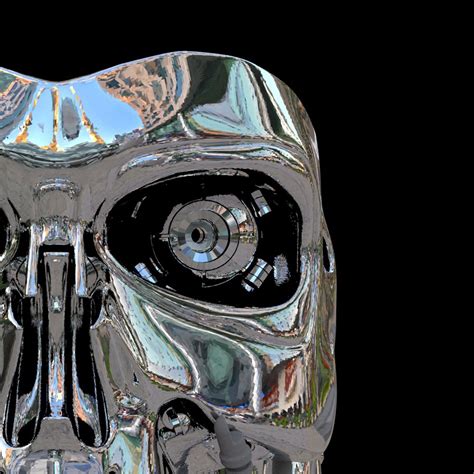 Terminator T 800 Skull Bust 3d Print Model By Seanguerrez