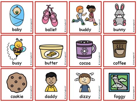 Cvcv Picture And Word Cards Carrie Hughes Slt