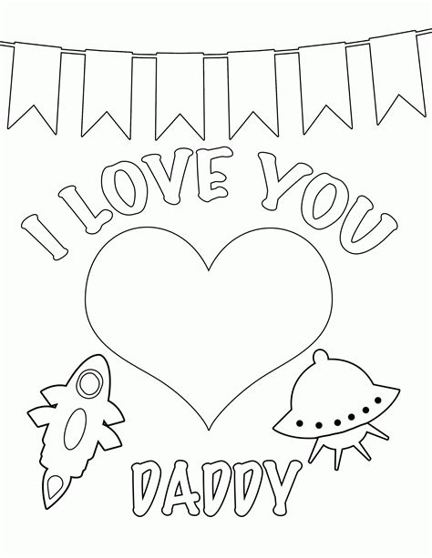 happy birthday daddy printable coloring pages   happy birthday daddy printable