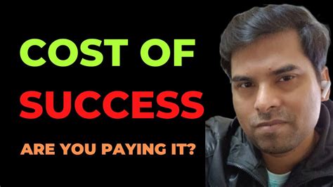 Are You Paying The Cost Of Success Ask Rajesh Youtube