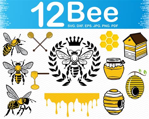 Honey Bee Svg Files For Cricut Queen Bee Svg Cut Bumblebee Svg Etsy The Best Porn Website