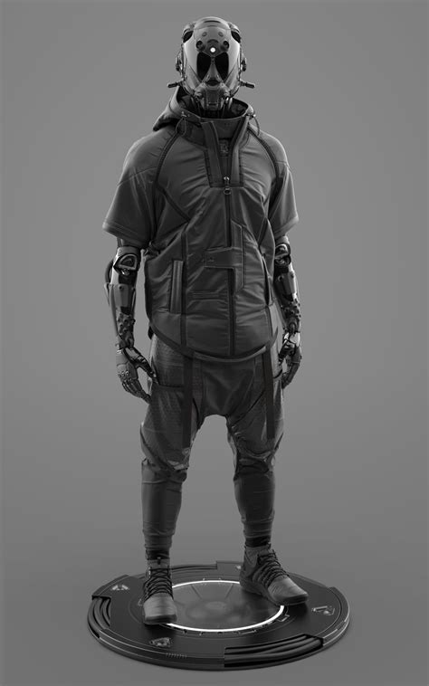 Artstation Cyberpunk Costume By M Fırat Tanrıkulu More On Rhbrbs