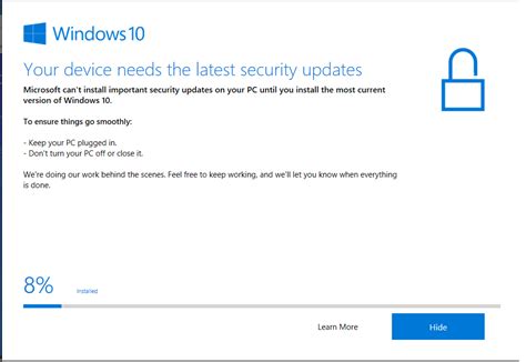 Windows 10 Update Assistant Not Updating On Reboot Microsoft Community