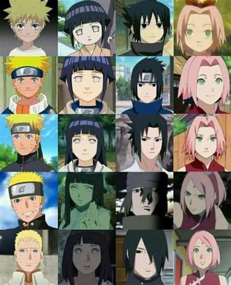 Evolução Dos Personagens De Naruto Naruto Shippuden Online Amino