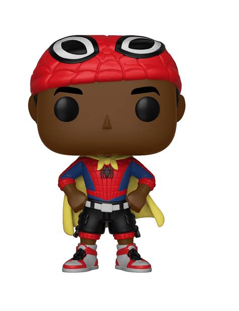 Funko Pop Marvel Animated Spider Man Movie Miles Morales With Cape