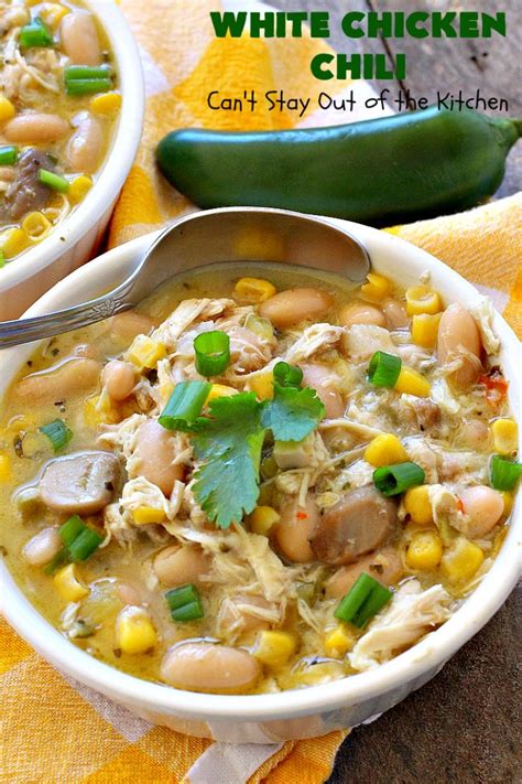 It takes little prep work and requires little effort. White Chicken Chili - Can't Stay Out of the Kitchen