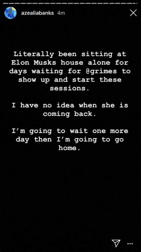 Azealia Banks Claims She S Been Waiting At Pork Skin Elon Musk S