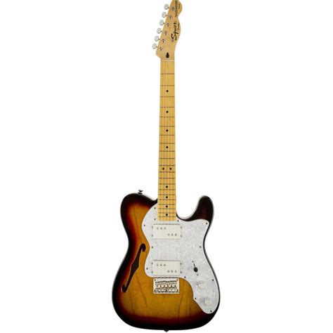 Squier Vintage Modified 72 Tele Thinline 3 Color Sunburst