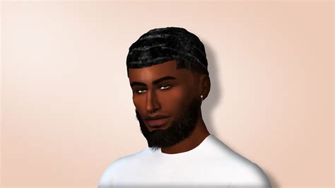 The Sims Resource Fluffy Male Curly Hair Er0714 Afro
