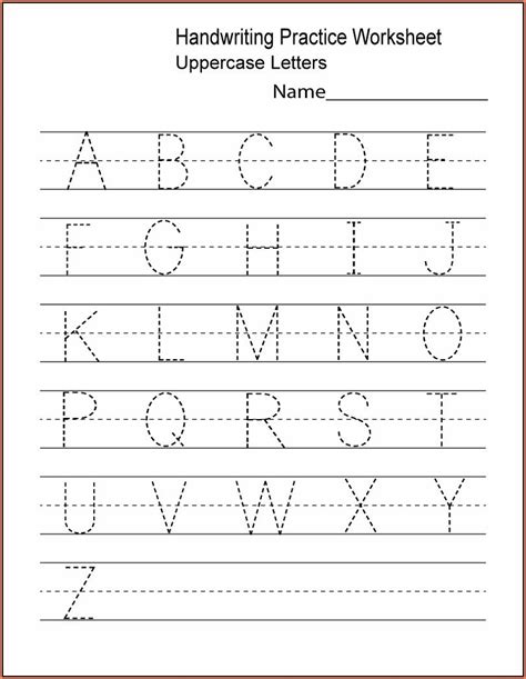 Tracing Letters Of The Alphabet Free Printables Every Sheet Features 3