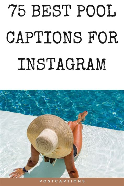 75 Best Pool Captions For Instagram In 2022 Pool Captions Instagram Captions Summer