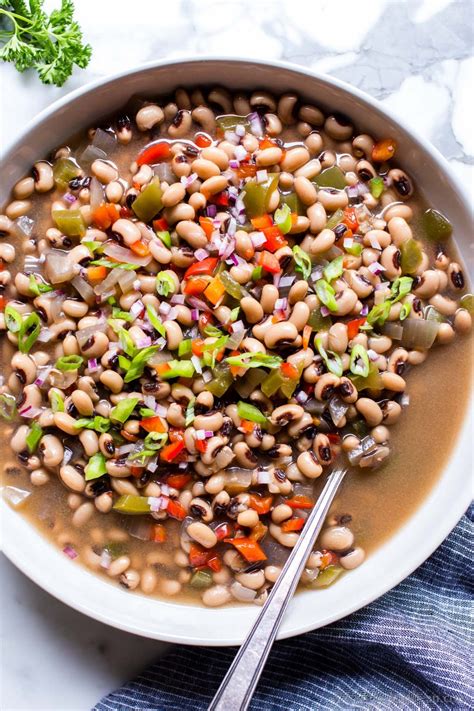 Slow Cooked Vegetarian Black Eyed Peas Vanilla And Bean
