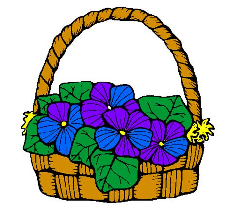 Flower Basket Drawing Free Download On Clipartmag