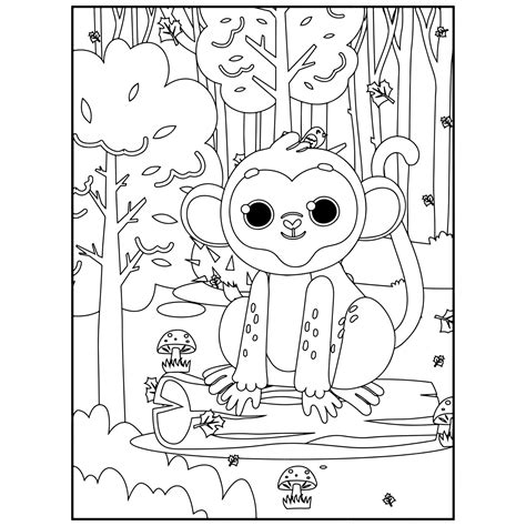 Premium Vector Printable Forest Animals Coloring Pages For Kids