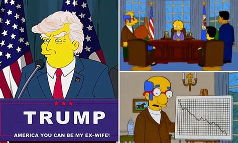 The Simpsons Predicted Donald Trump Presidency In Episode From 2000 Daily Mail Online