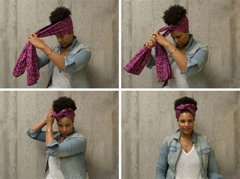 How To Tie A Headwrap In Four Fabulous Ways Hair Wrap Scarf Head Wrap Headband Head Wrap