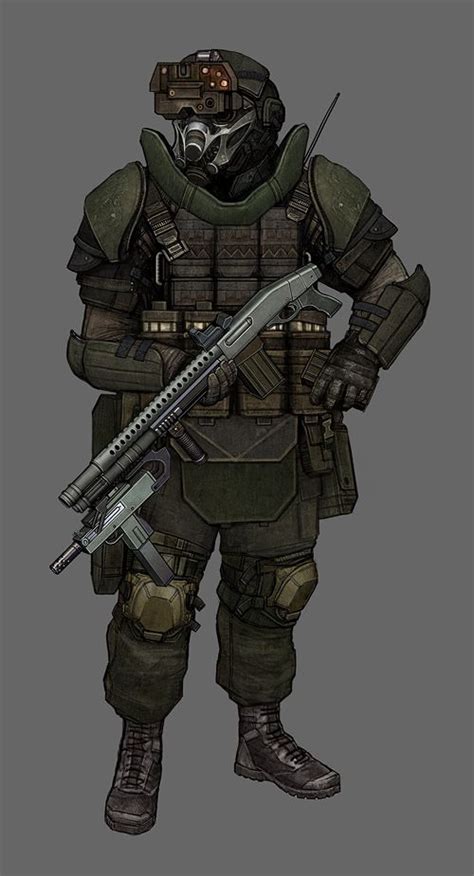 Spec Ops 1 By Obyekt On Deviantart Sci Fi Concept Art Armor Concept