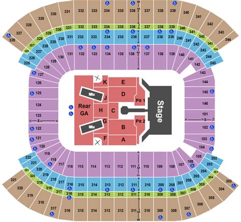 Allegiant Stadium Seating Chart Garth Brooks Tour 2021 Tickets Dates