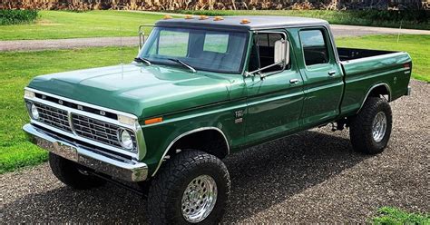 1974 Ford F250 Crew Cab With A 50 Coyote 4x4 Ford Daily Trucks