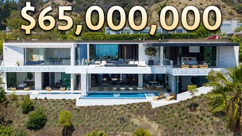 Inside A 65000000 Beverly Hills Ultra Modern Mega Mansion Youtube