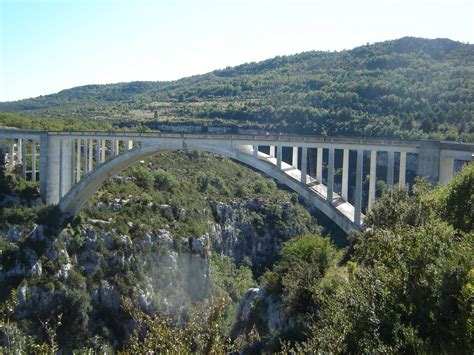 The Scenic Bridge Over The Gorge Du Verdon Scenic Bridges