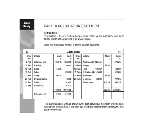 Such statements are prepared by the financial institution, are numbered and indicate the period covered by the statement. FREE 18+ Sample Bank Statement Templates in PDF | MS Word ...