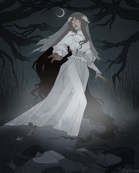 La Llorona By Https Deviantart Com Irenhorrors On DeviantArt Horror Art Dark Fantasy
