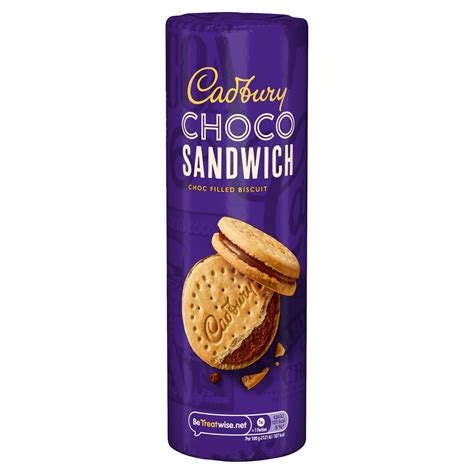 Cadbury Choco Sandwich Biscuit 260g Single Chocolate Bars And Bags