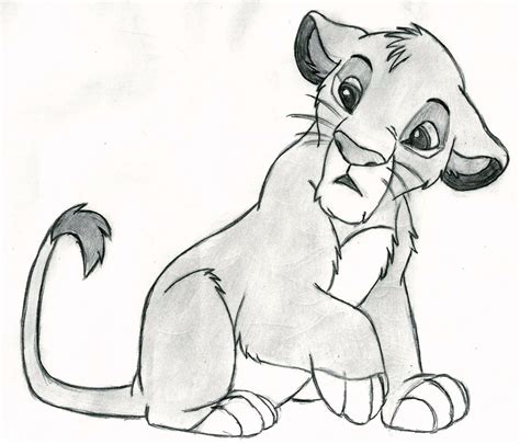 Lion King Simba And Mufasa Drawing